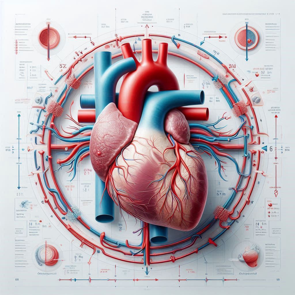 blood pressure systolic diastolic diagram heart arteries